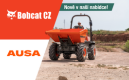 Bobcat CZ, a.s. je nově oficiálním dovozcem dumperů AUSA!